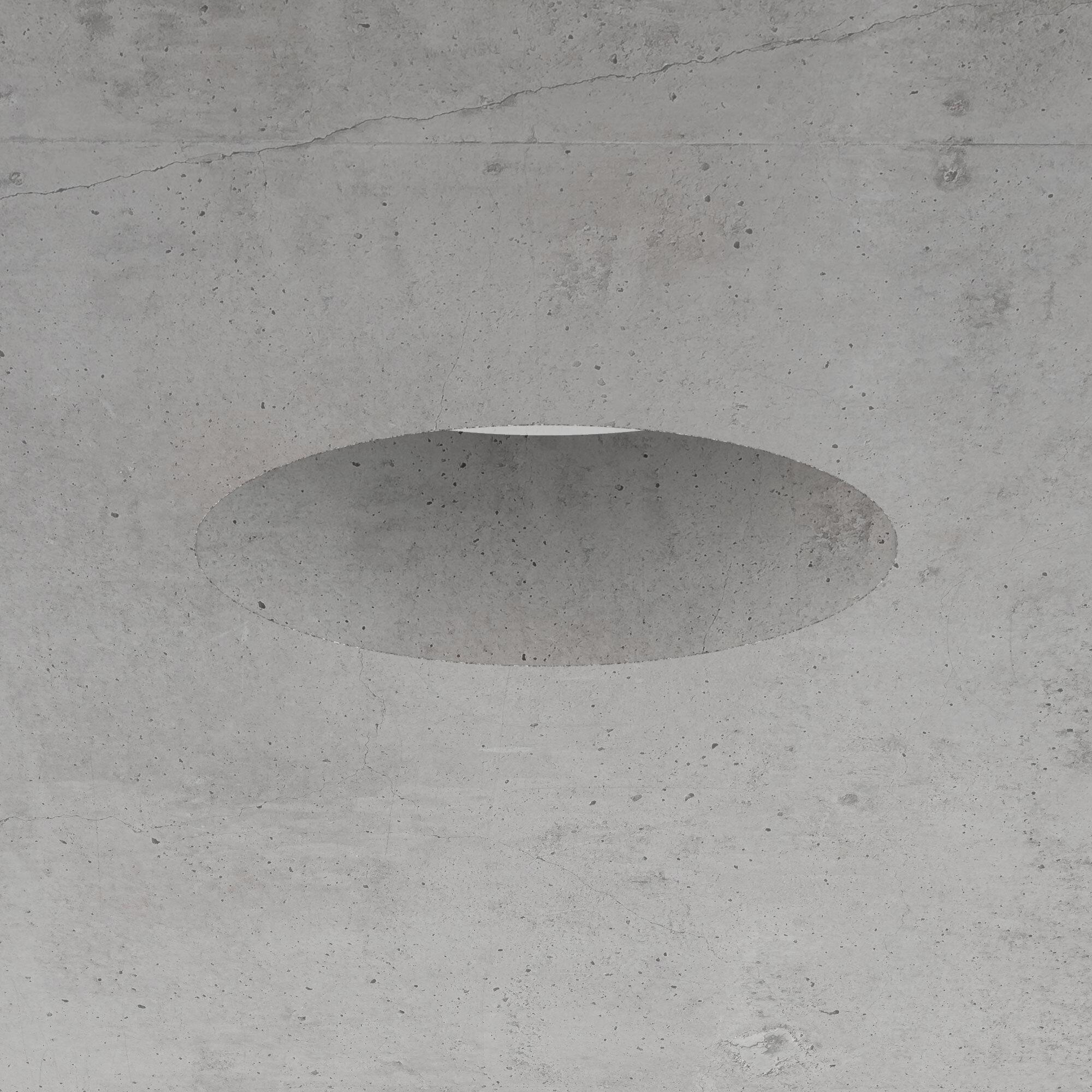 Standard 114mm Round Fixed Concrete 80mm